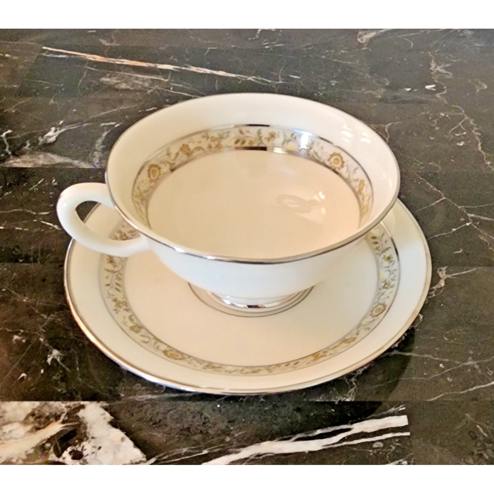 Vintage Lenox Springdale Tea Cup & Saucer Set